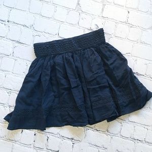 Aeropostale Navy Blue Flirty Fun Skirt Sz Small